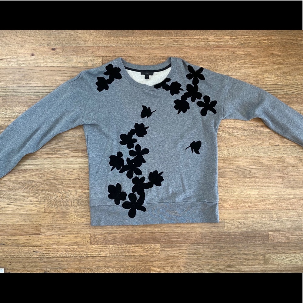 J.Crew gray sweatshirt